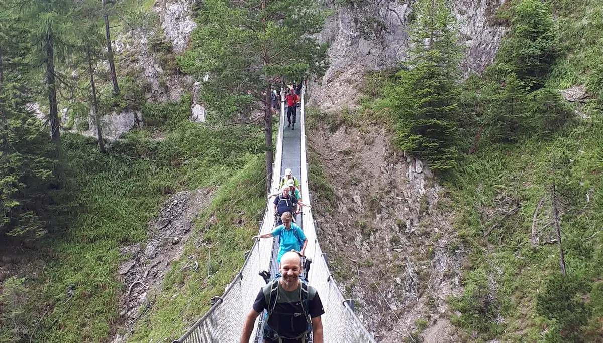 Sulzleklamm-Hängebrücke | © DAV Koblenz