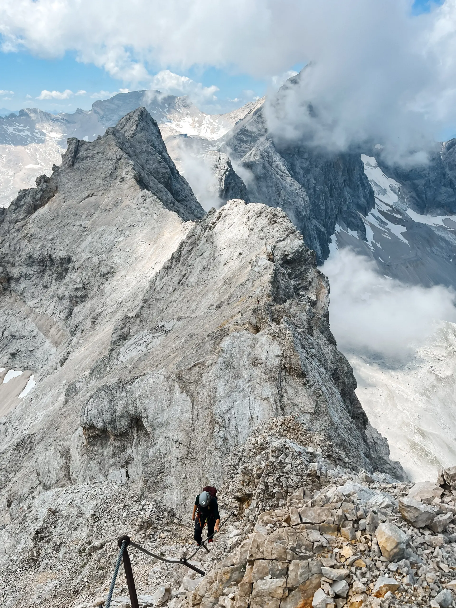 6 - Jubiläumsgrat zwischen Zugspitze und Alpspitze | © DAV Koblenz