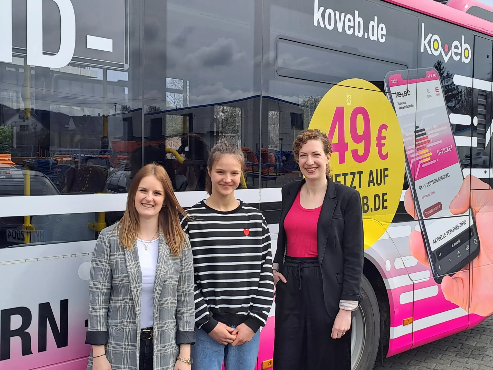 Hannah Hattenbach bei den Koblenzer Verkehrsbetrieben | © Stadtwerke Koblenz GmbH