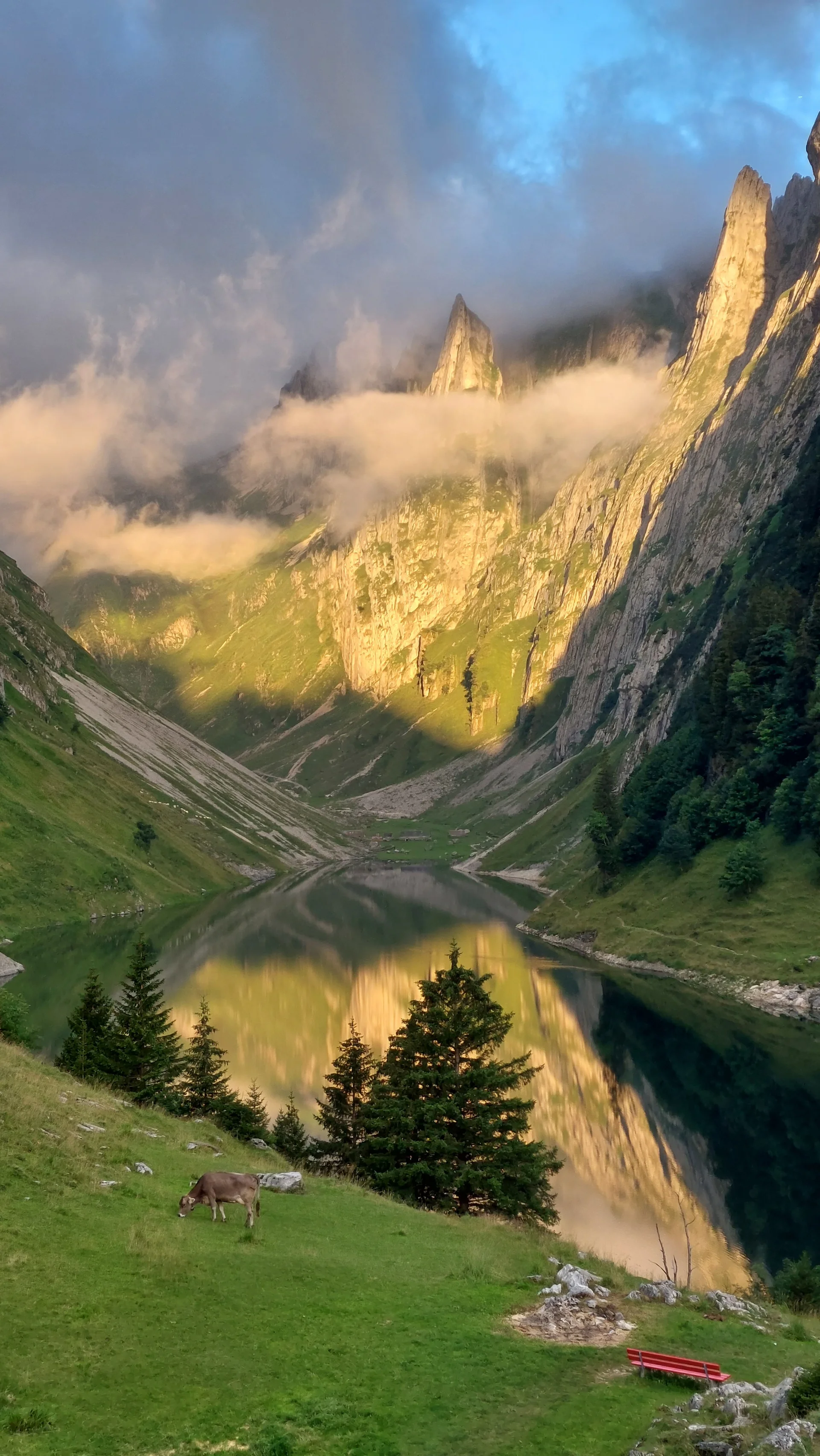 Der Hundstein über dem Fählensee | © Peter May