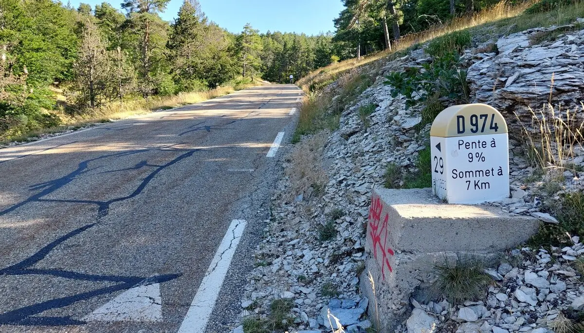 Steil ist geil - Auffahrt zum Mont Ventoux | © Peter May