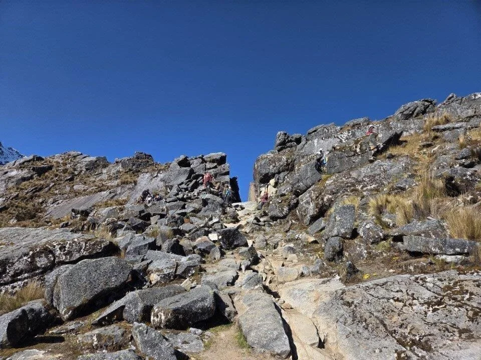 Durchgang des Punta Unión auf 4.750 m. | © Diana Willems