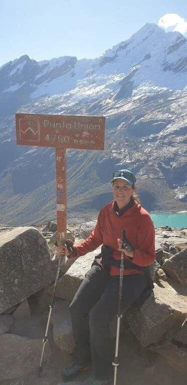 Diana am Punta Unión auf 4.750 m. | © Diana Willems