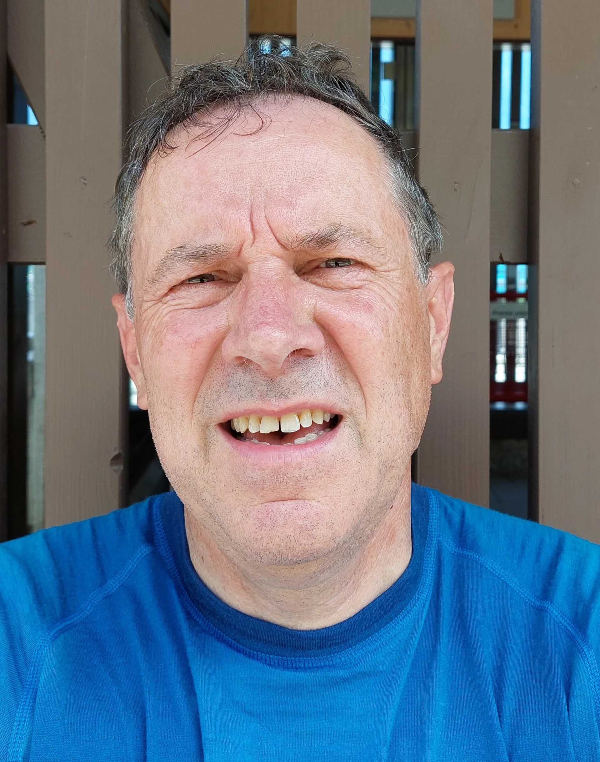 Der erschöpfte Autor am Bahnhof Oberried | © Peter May