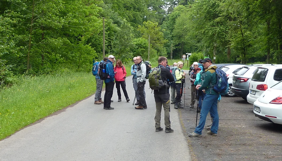 Startpunkt am Parkplatz Drei-Eichen-Hütte | © DAV Koblenz