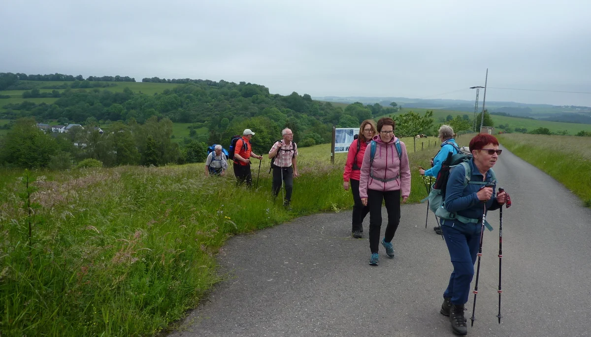 Zwischenstation oberhalb vom Immerather Maar | © DAV Koblenz