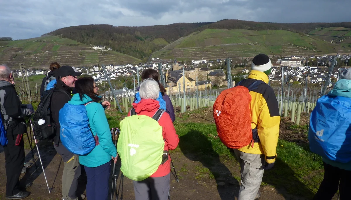 Blick auf Ahrweiler und Gymnasium | © DAV Koblenz