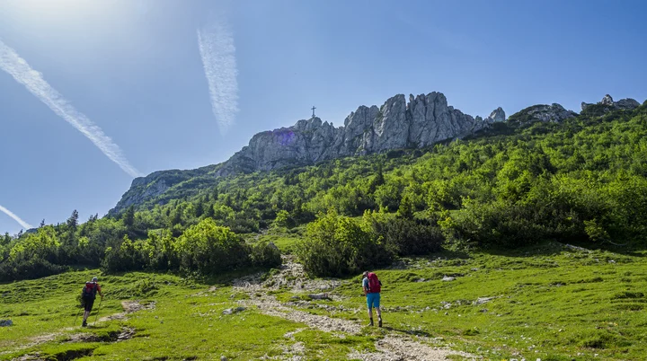 Blick vom Gipfel der Kampenwand | © DAV Koblenz