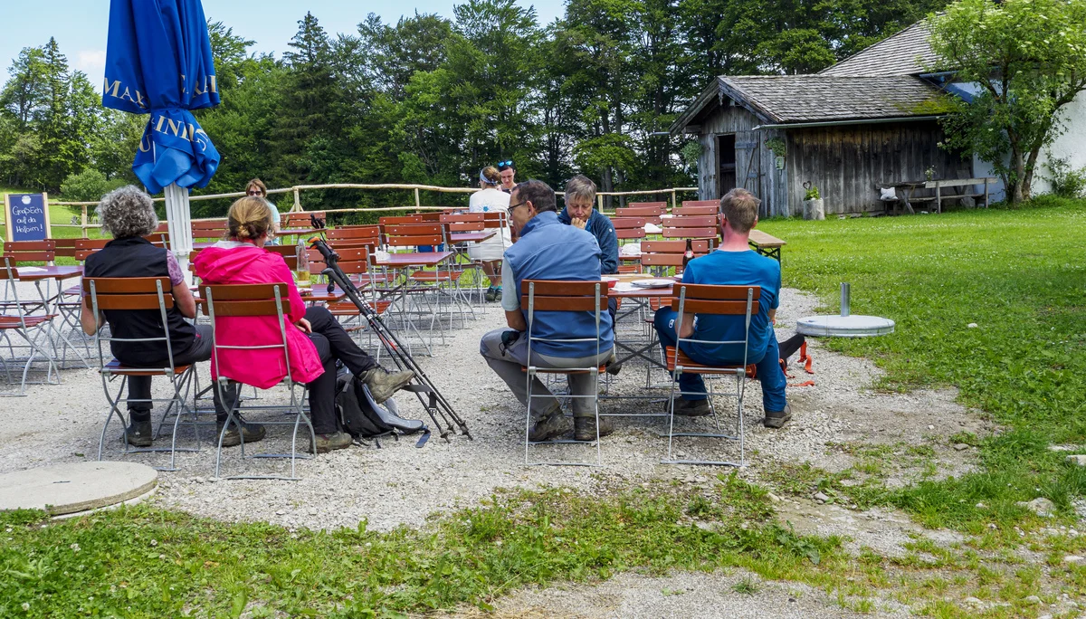 Pause an der Hofalm | © DAV Koblenz
