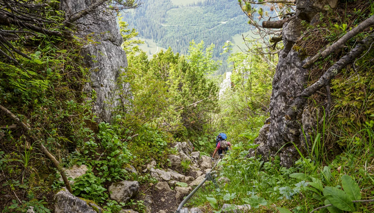 Aufstieg über den Weidlahnerkopf (1) | © DAV Koblenz