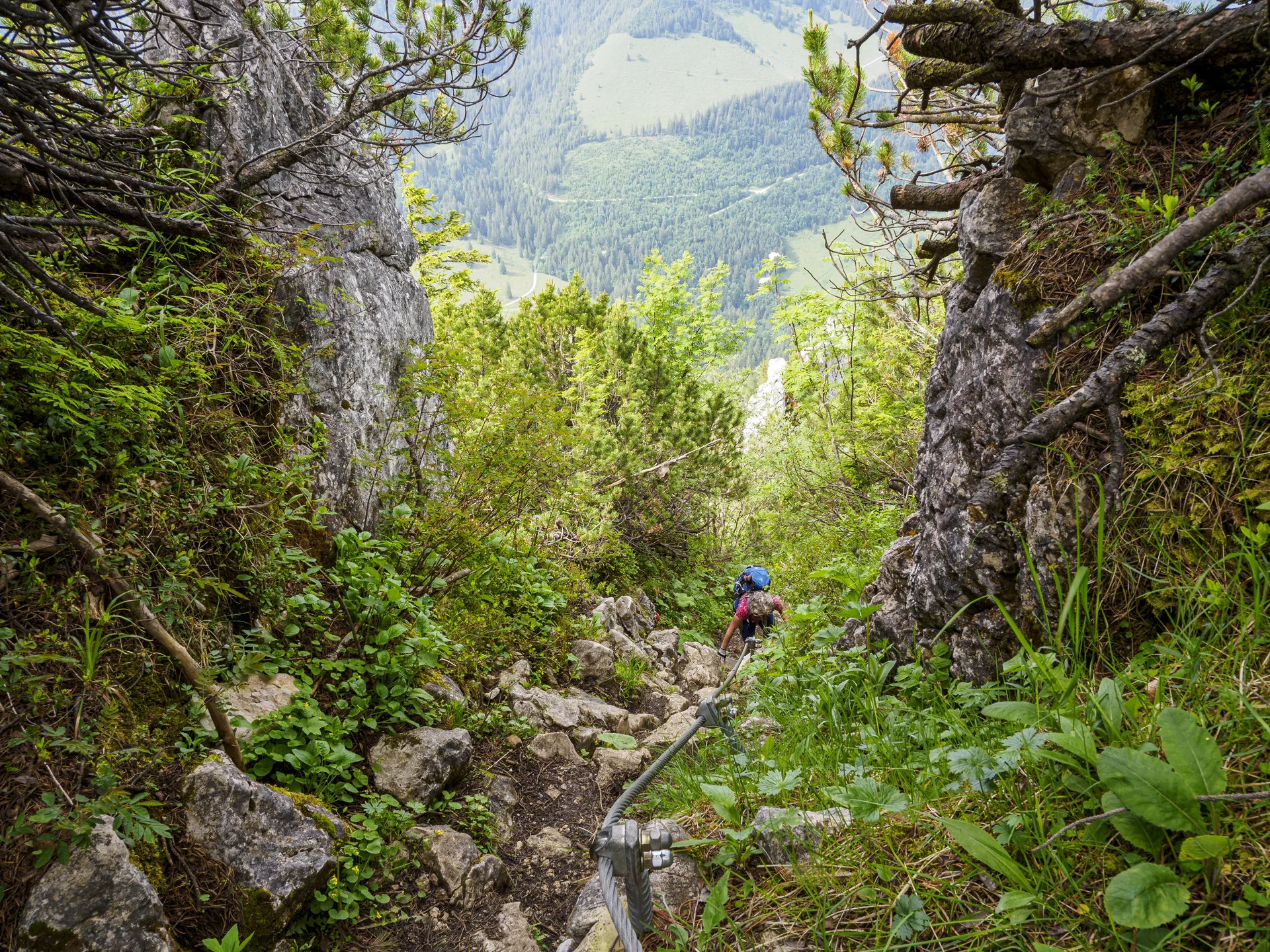 Aufstieg über den Weidlahnerkopf (1) | © DAV Koblenz