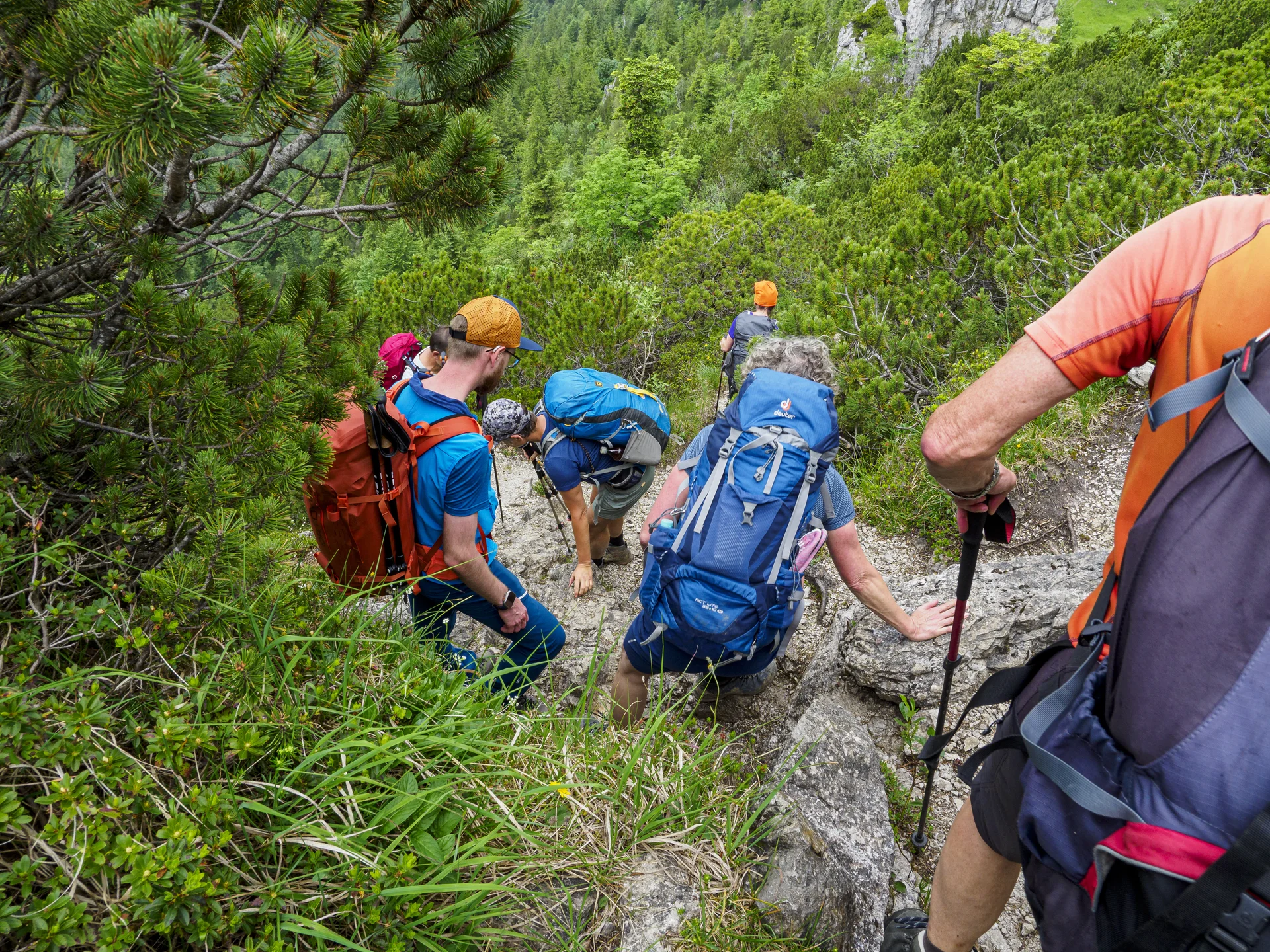 Auf dem Weg zum Klausenbergsattel | © DAV Koblenz