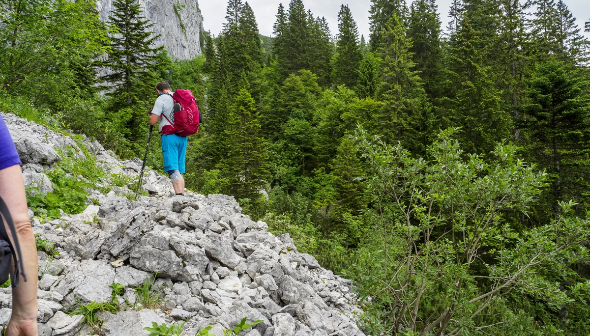 Weg unterhalb des Spitzsteingipfels | © DAV Koblenz