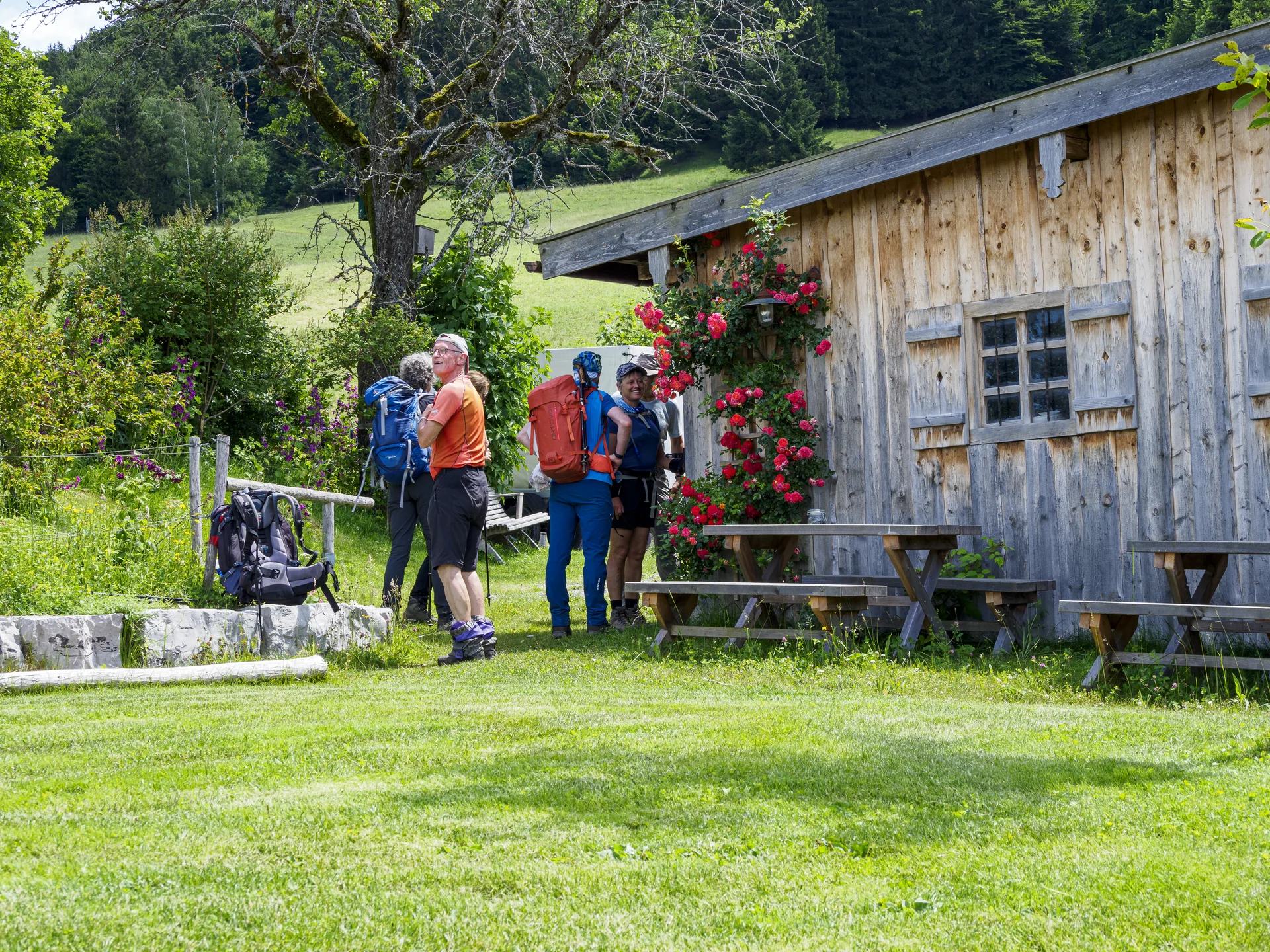 Pausenplatz bei Sagberg | © DAV Koblenz