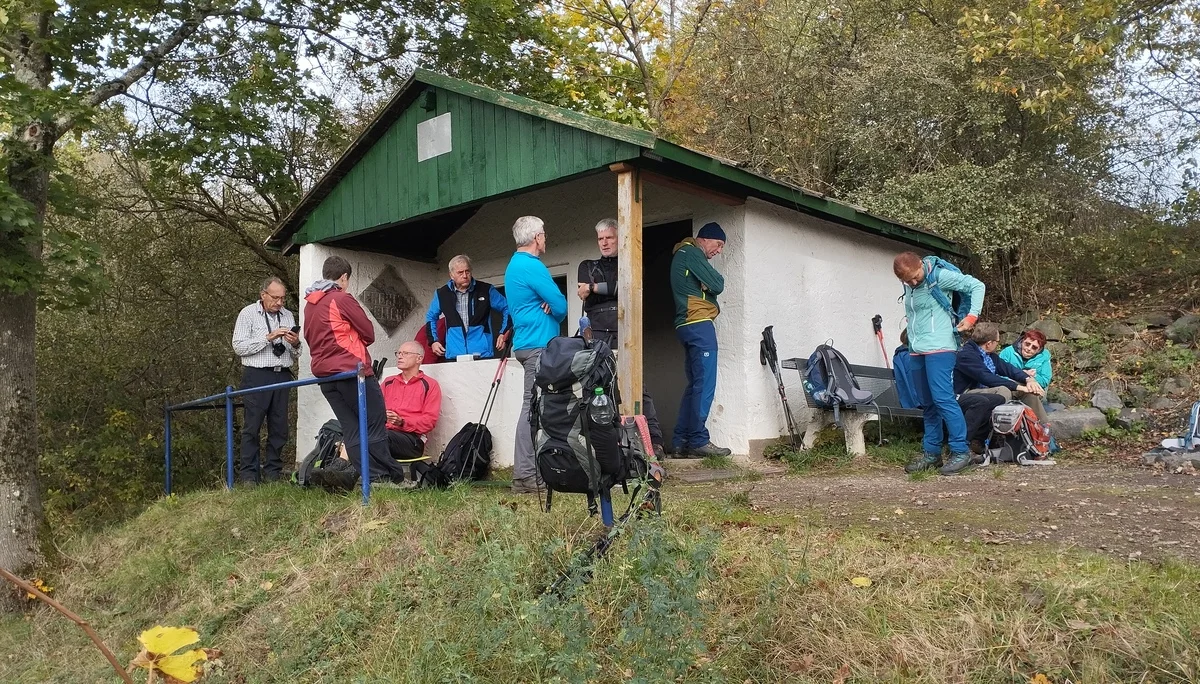 Brohltalblick-Hütte zur Mittagspause | © DAV Koblenz