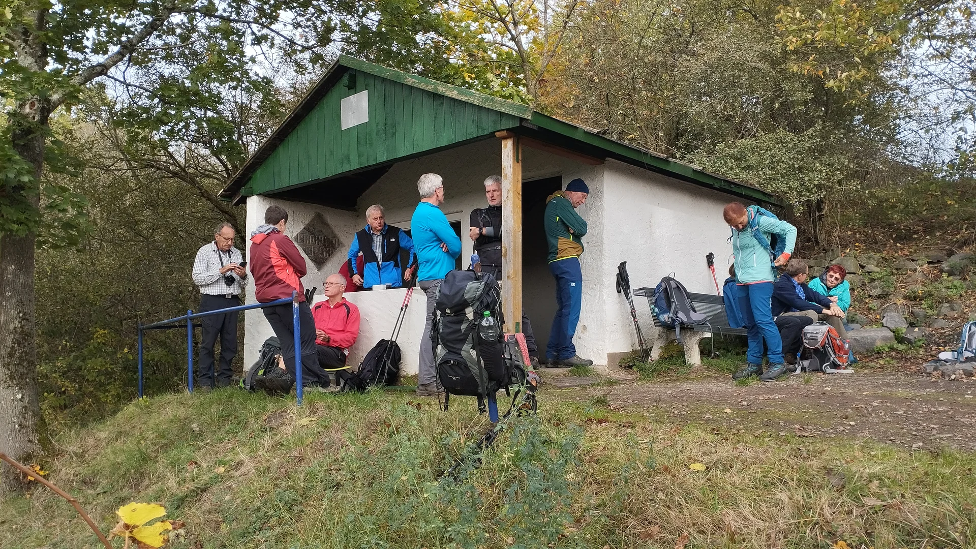 Brohltalblick-Hütte zur Mittagspause | © DAV Koblenz