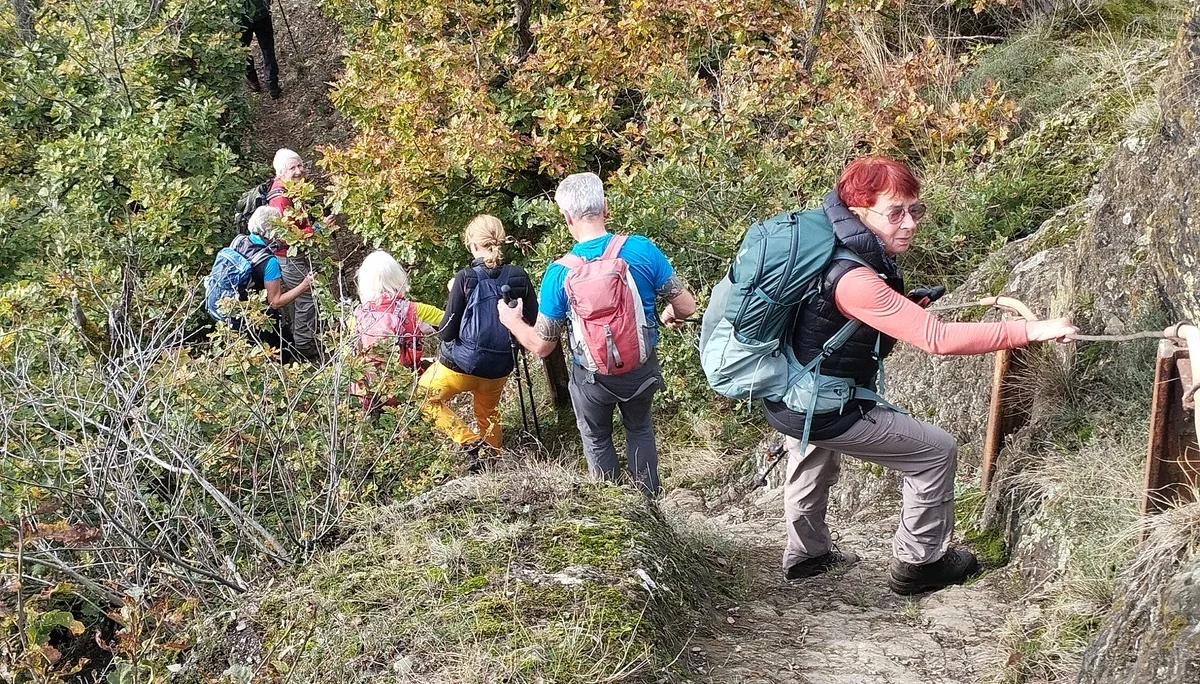 Anspruchsvoller Abstieg | © DAV Koblenz