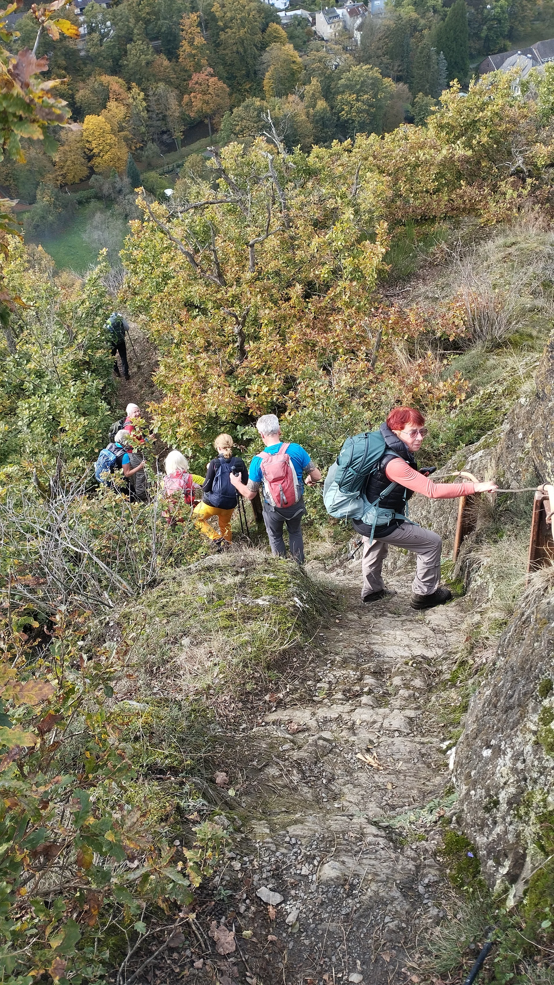 Anspruchsvoller Abstieg | © DAV Koblenz