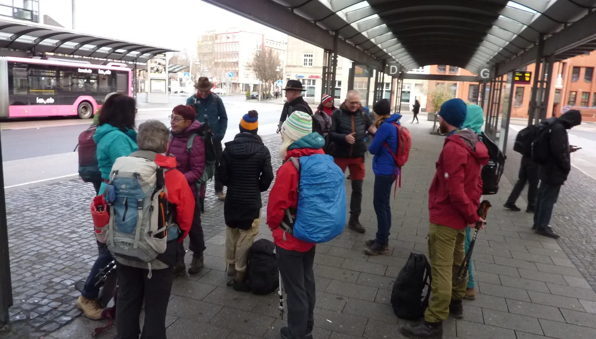 Treffen am BusBhf Koblenz | © DAV Koblenz