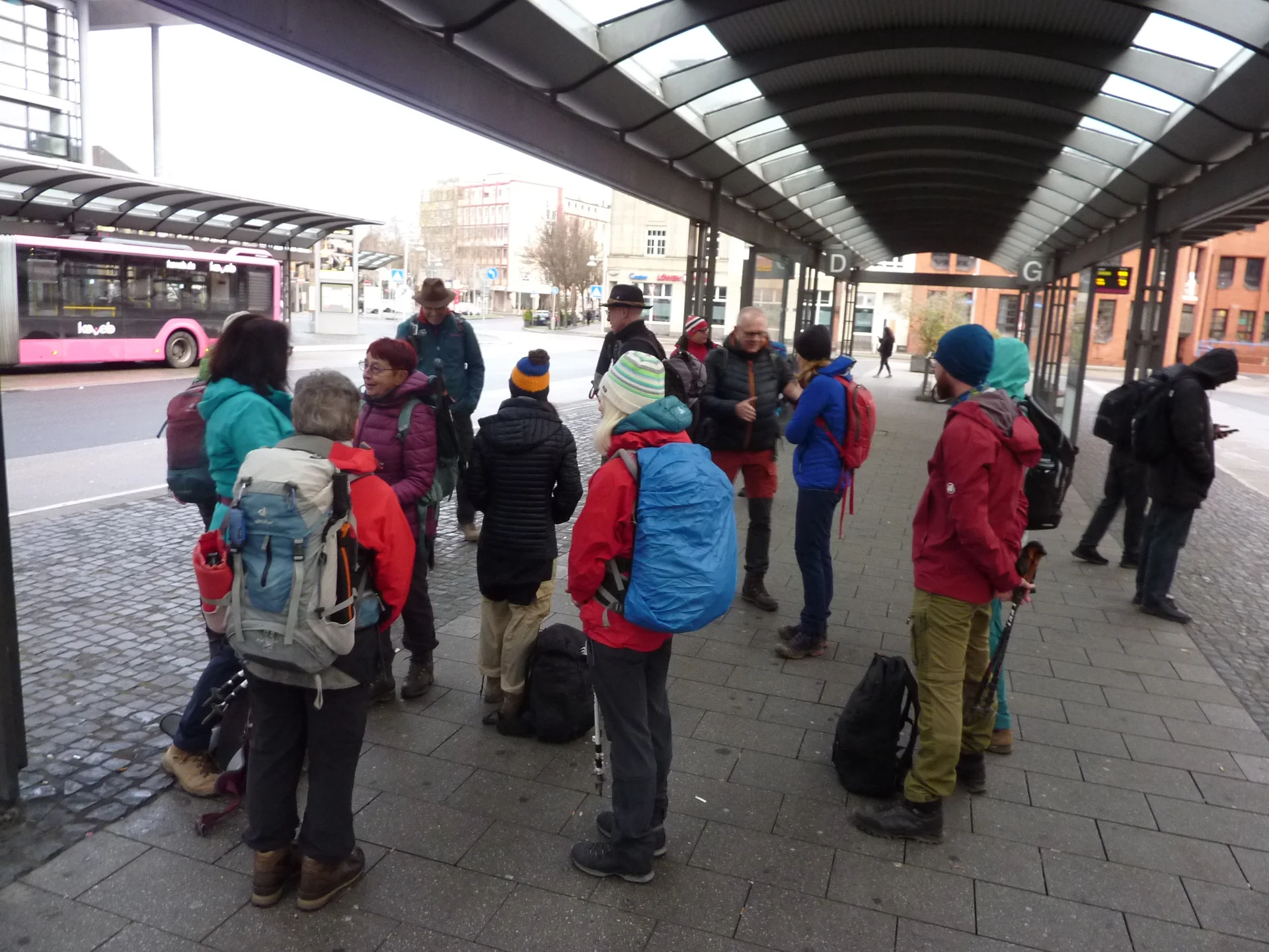 Treffen am BusBhf Koblenz | © DAV Koblenz