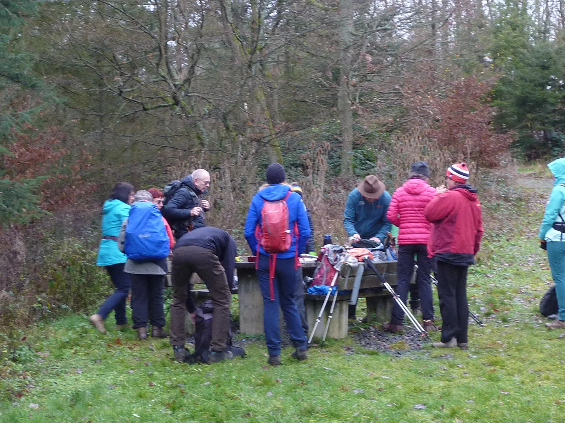 Erste Rast am Aussichtsturm | © DAV Koblenz