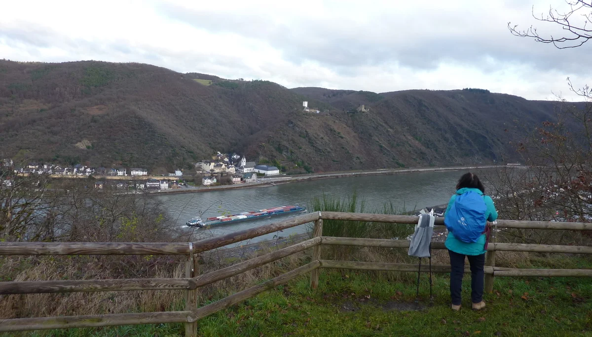 ...mit Ausblick ins Rheintal | © DAV Koblenz