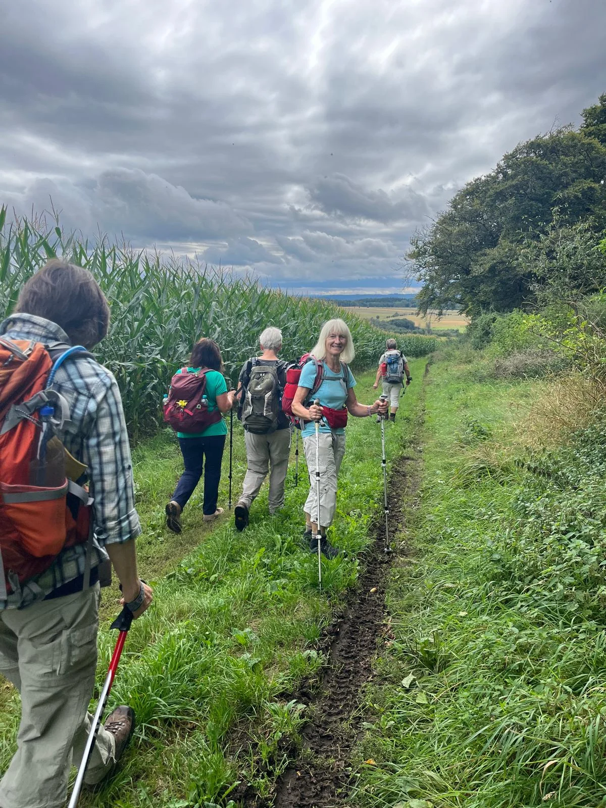 Rückweg über Feld und Flur | © DAV Koblenz