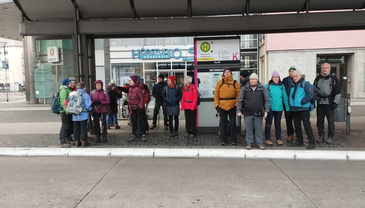Gruppenbild am Bahnhof | © DAV Koblenz