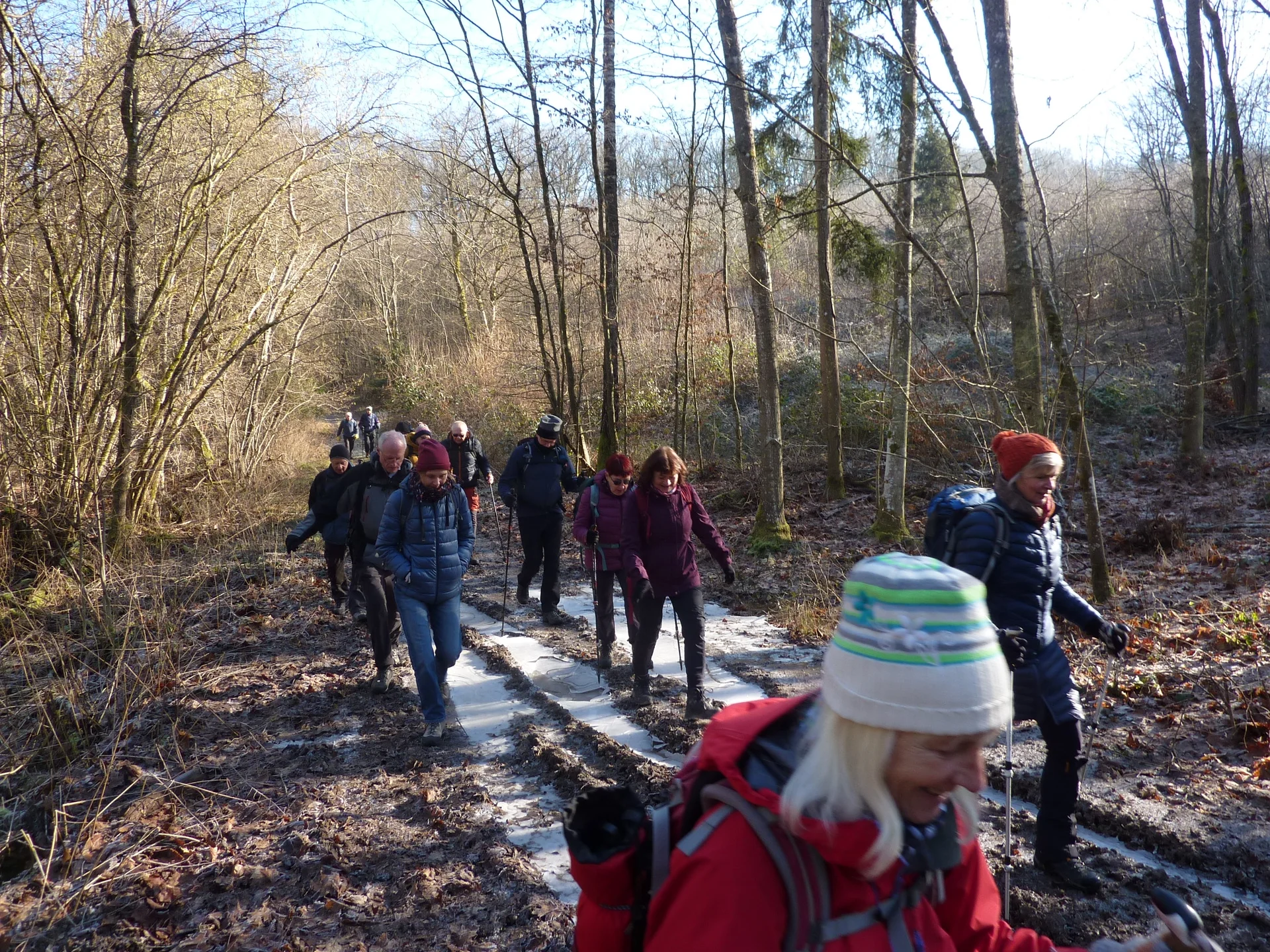 Stellenweise ganz schön eisig | © DAV Koblenz