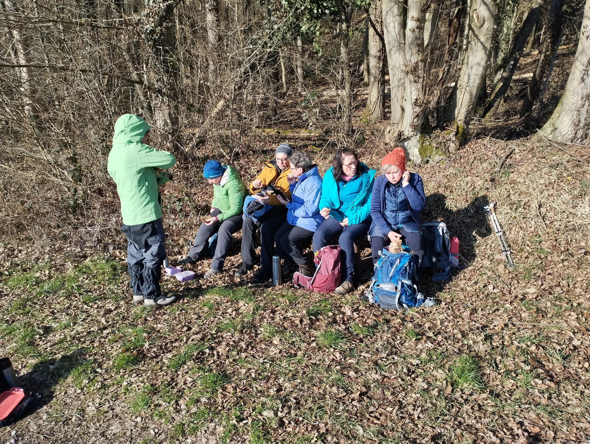 Mittagspause im Sonnenschein | © DAV Koblenz