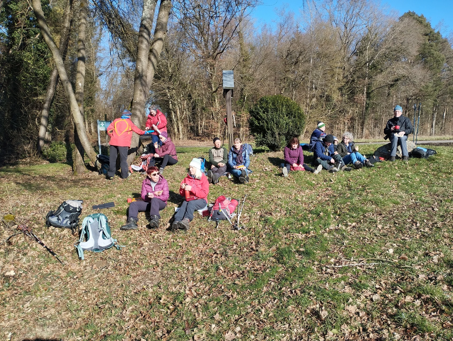 Mittagspause im Sonnenschein | © DAV Koblenz
