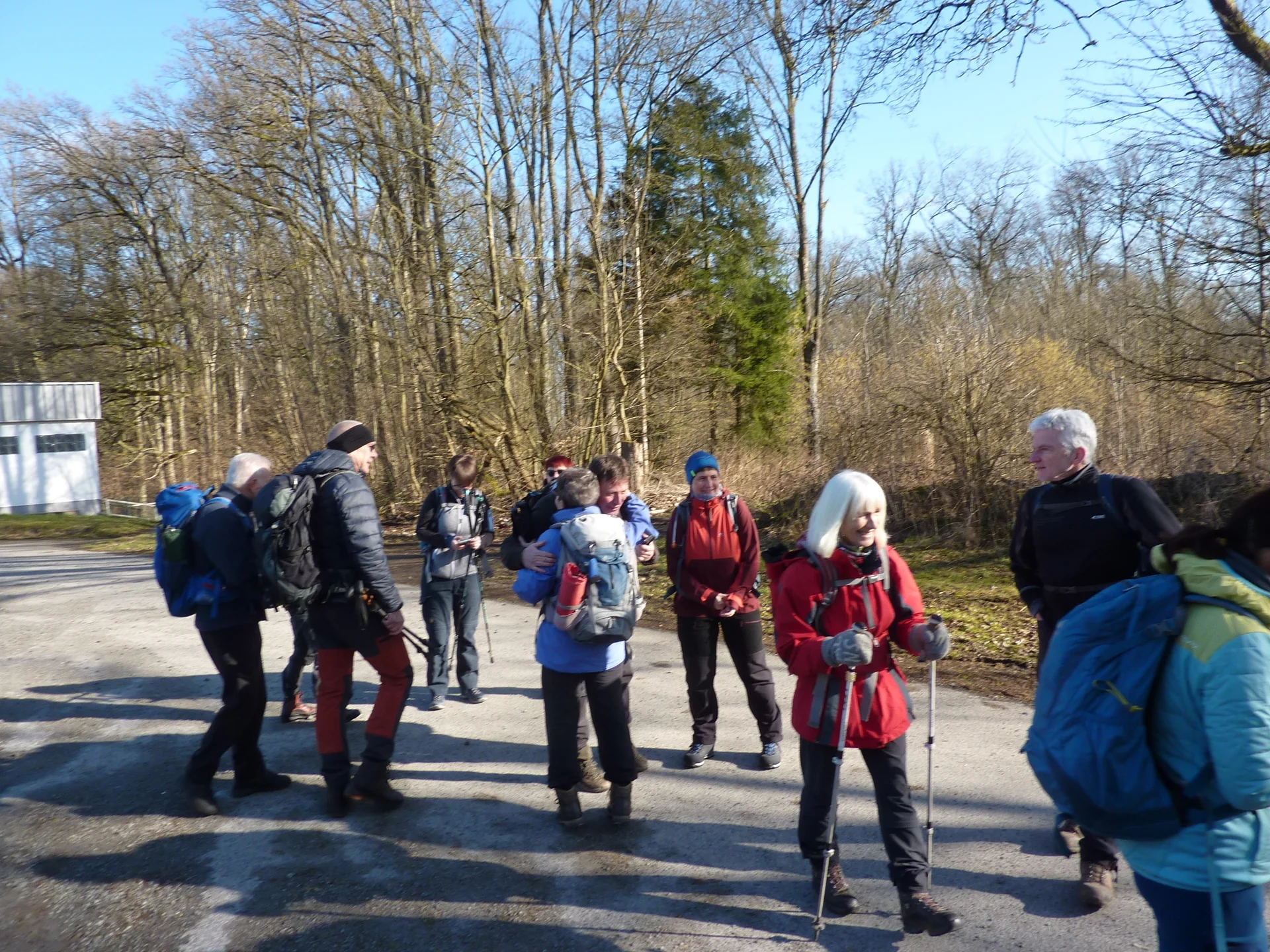 Treffen zum Wanderstart | © DAV Koblenz