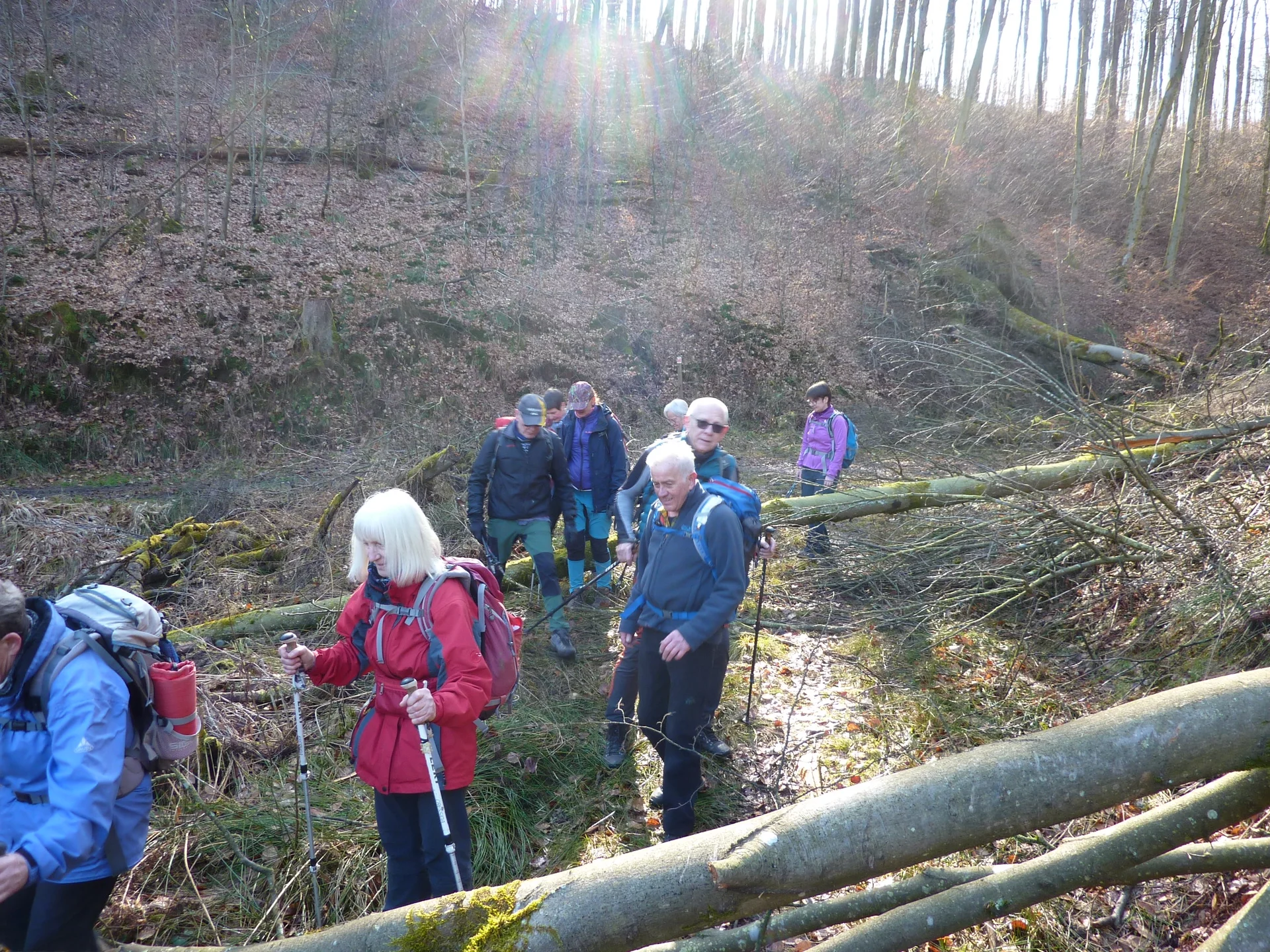 Streckenhindernisse | © DAV Koblenz