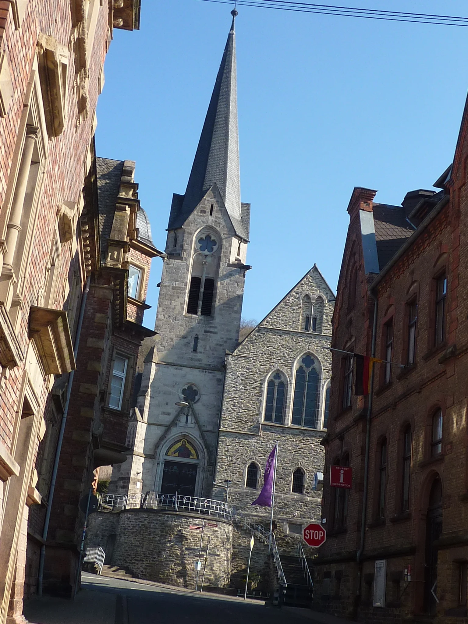 Blick auf die Ev. Markuskirche | © DAV Koblenz
