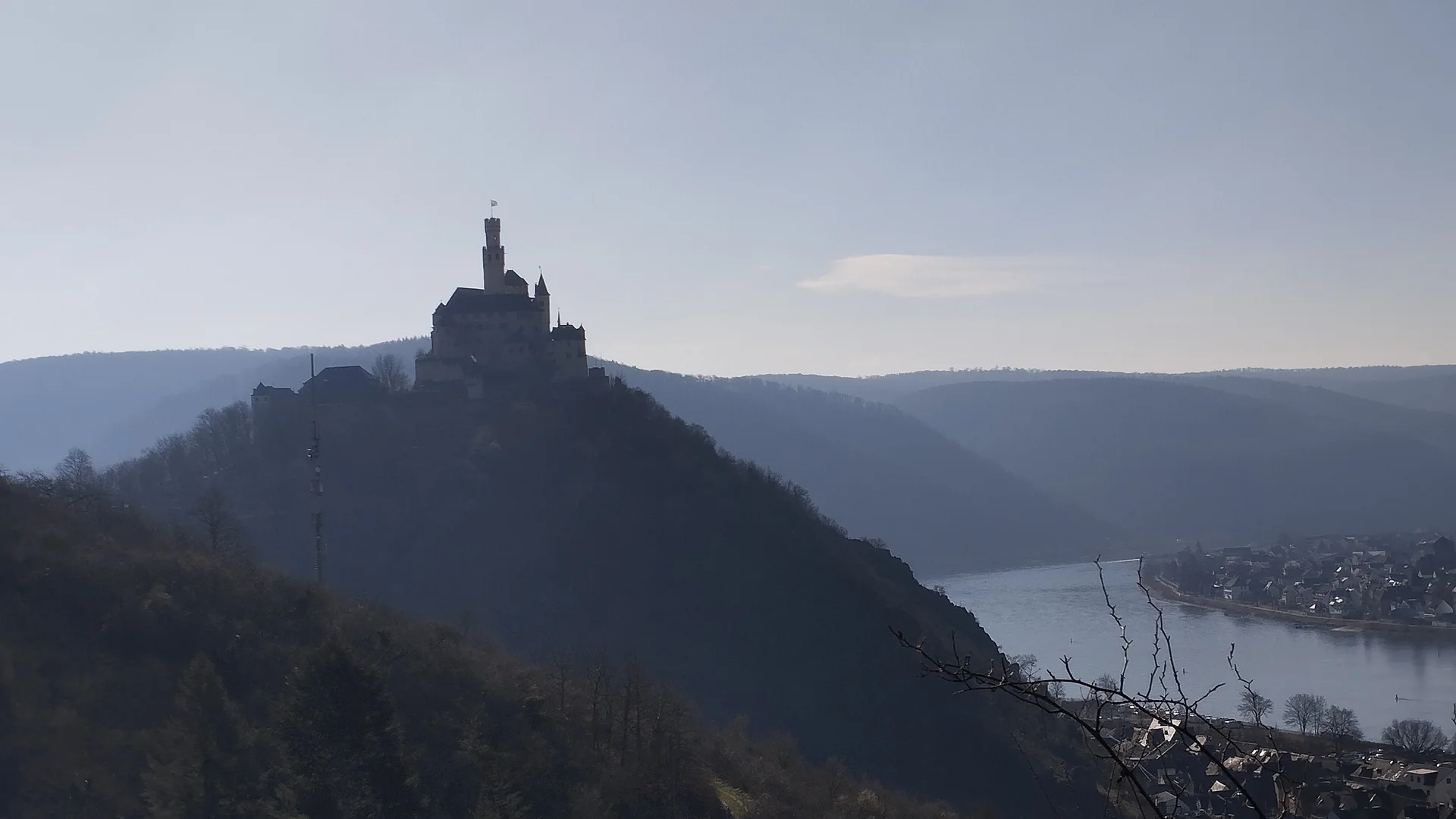Blick auf Marksburg | © DAV Koblenz