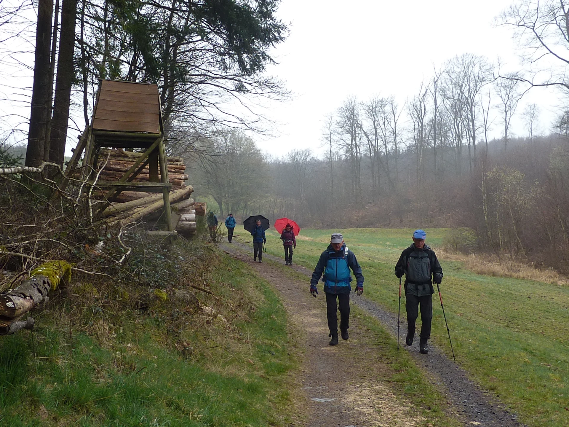 Wanderung bei naß-kaltem Wetter | © DAV Koblenz