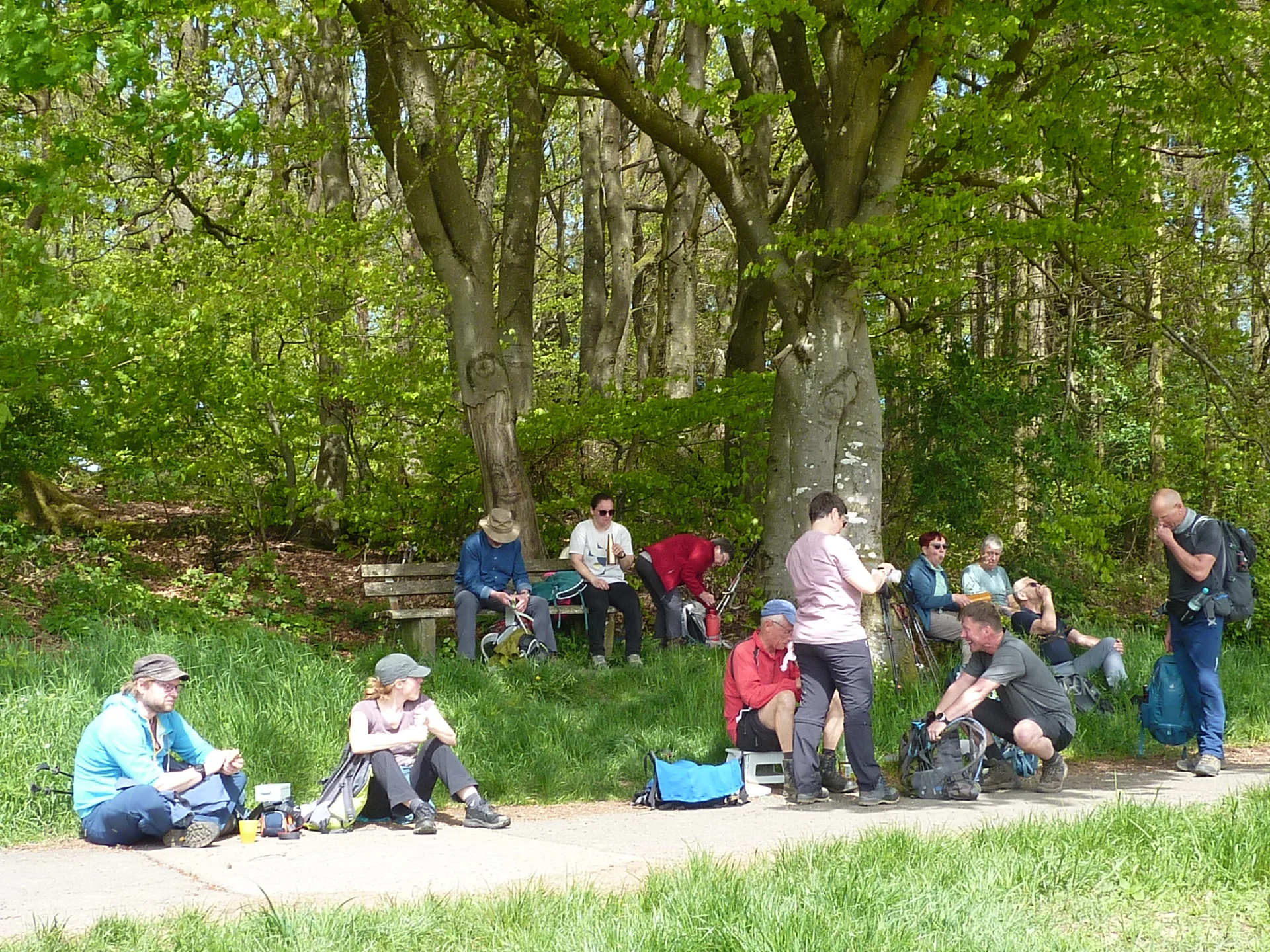 Mittagsrast am Scheidkopf | © DAV Koblenz