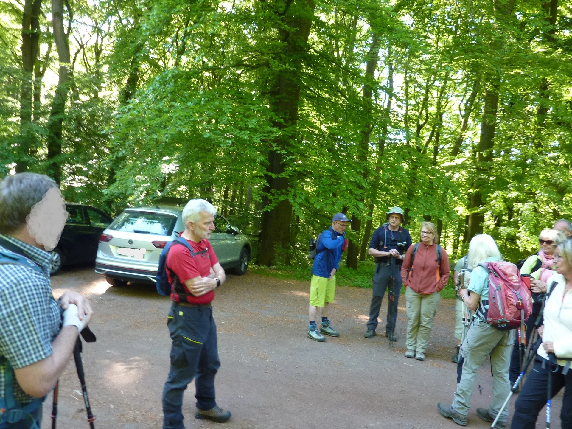 Treffen und Ansprache zum Wanderstart | © DAV Koblenz