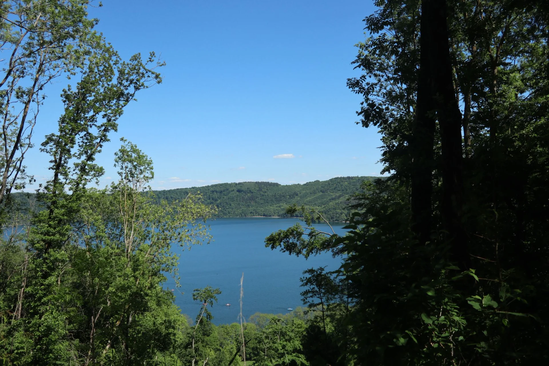 Seltener Blick auf Laacher See | © DAV Koblenz