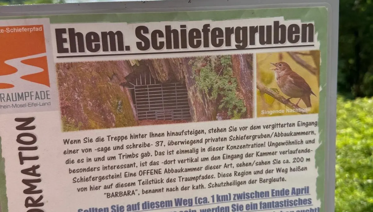 Hinweisschild | © DAV Koblenz