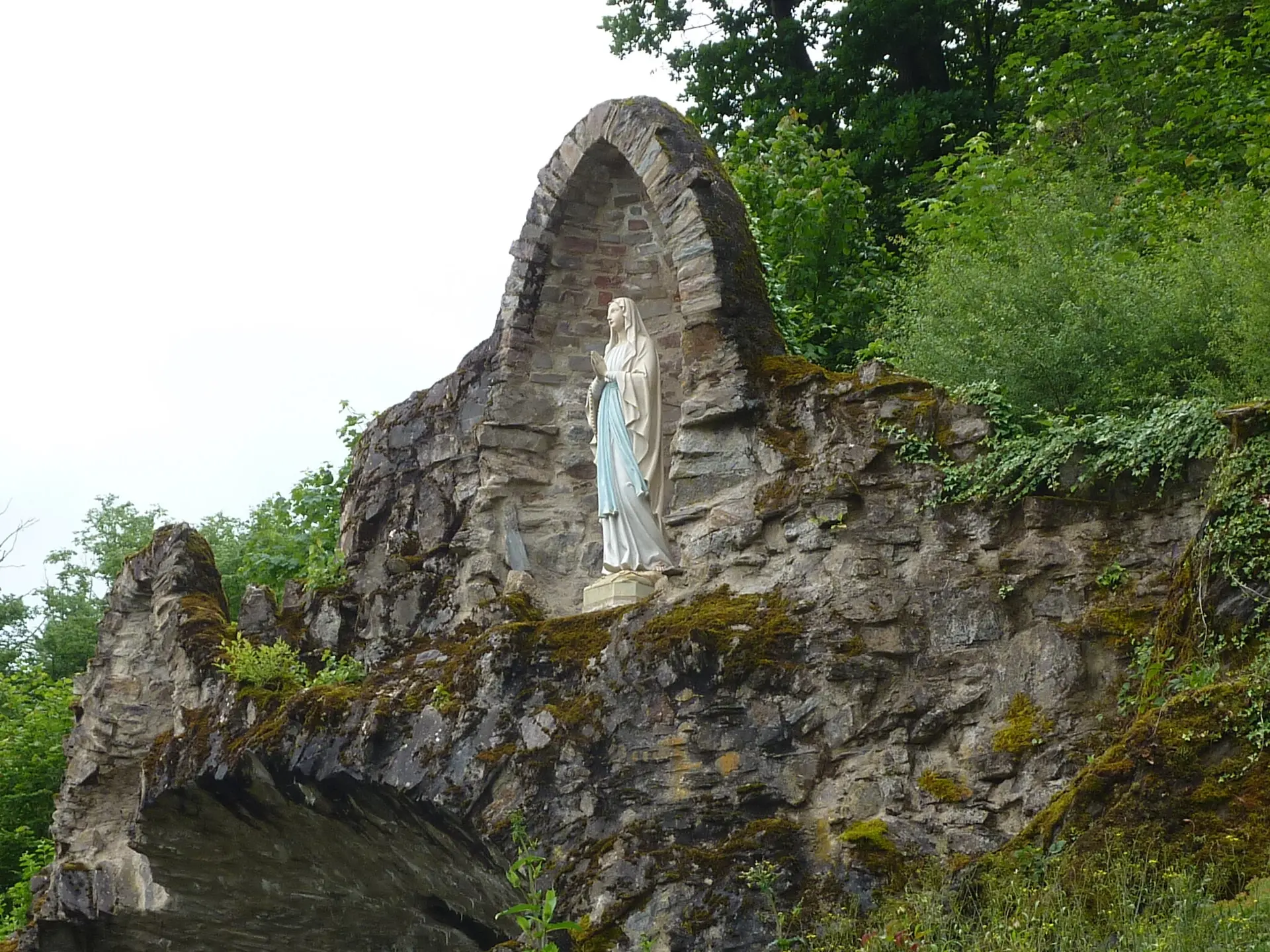 Statue der Lourdesgrotte | © DAV Koblenz