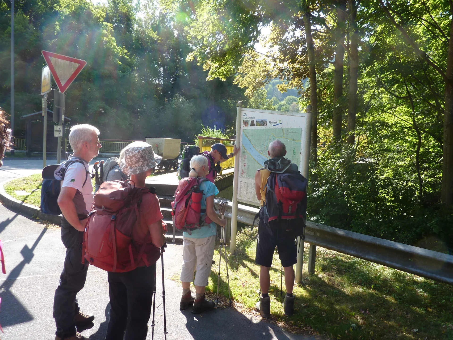 Überblick und Einstimmung auf die Wanderung | © DAV Koblenz