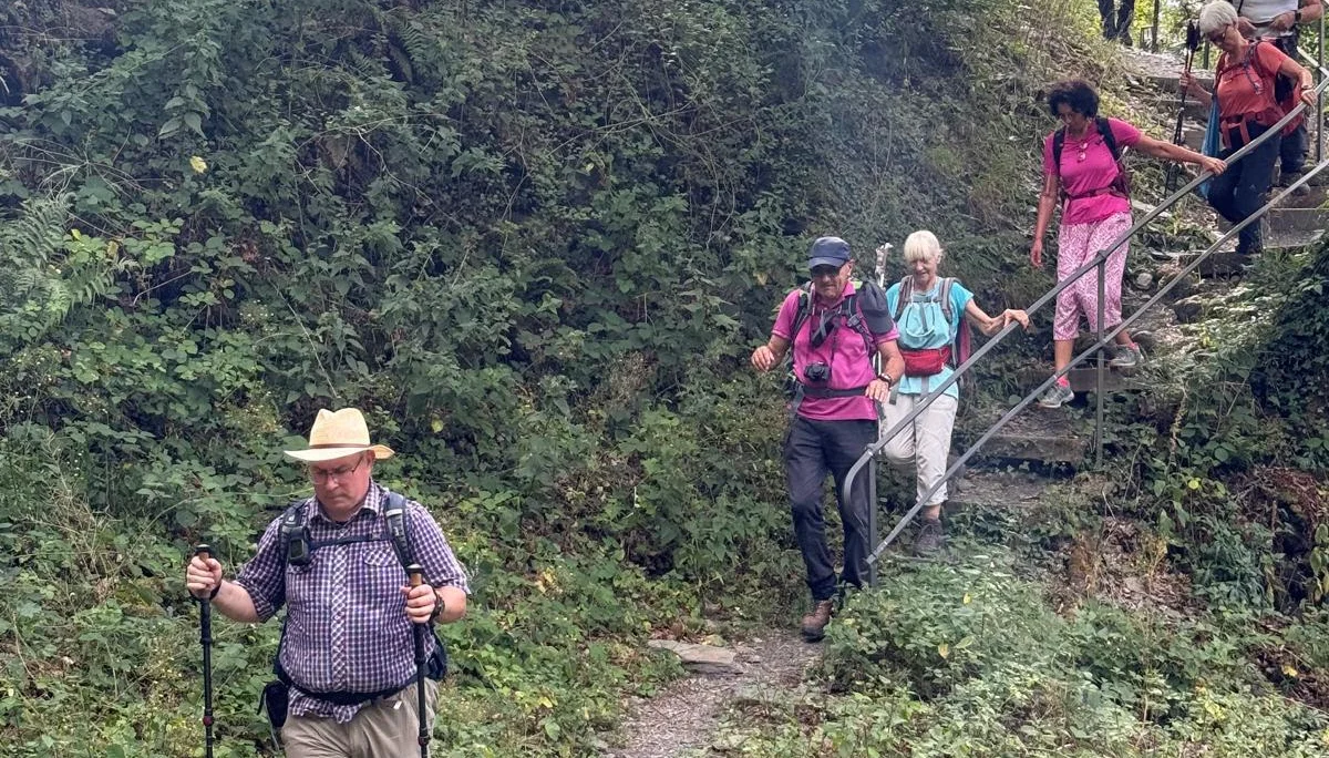 Abstieg von Burg Waldeck | © DAV Koblenz