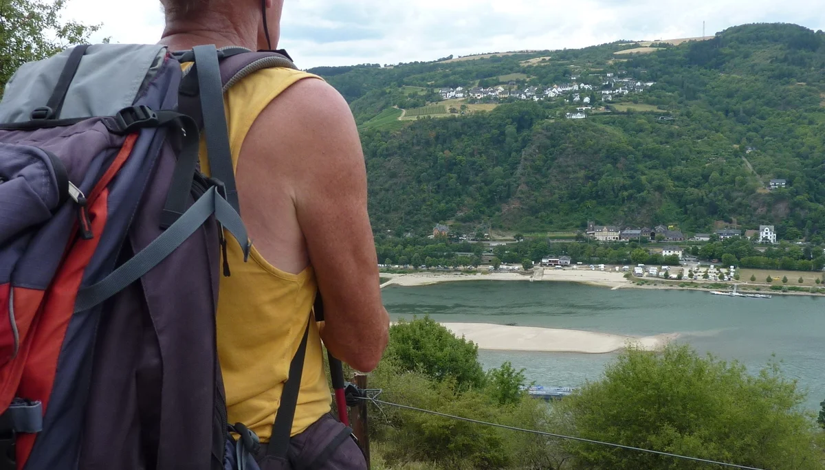 Mit Blick auf Rhein und Bacharach | © DAV Koblenz