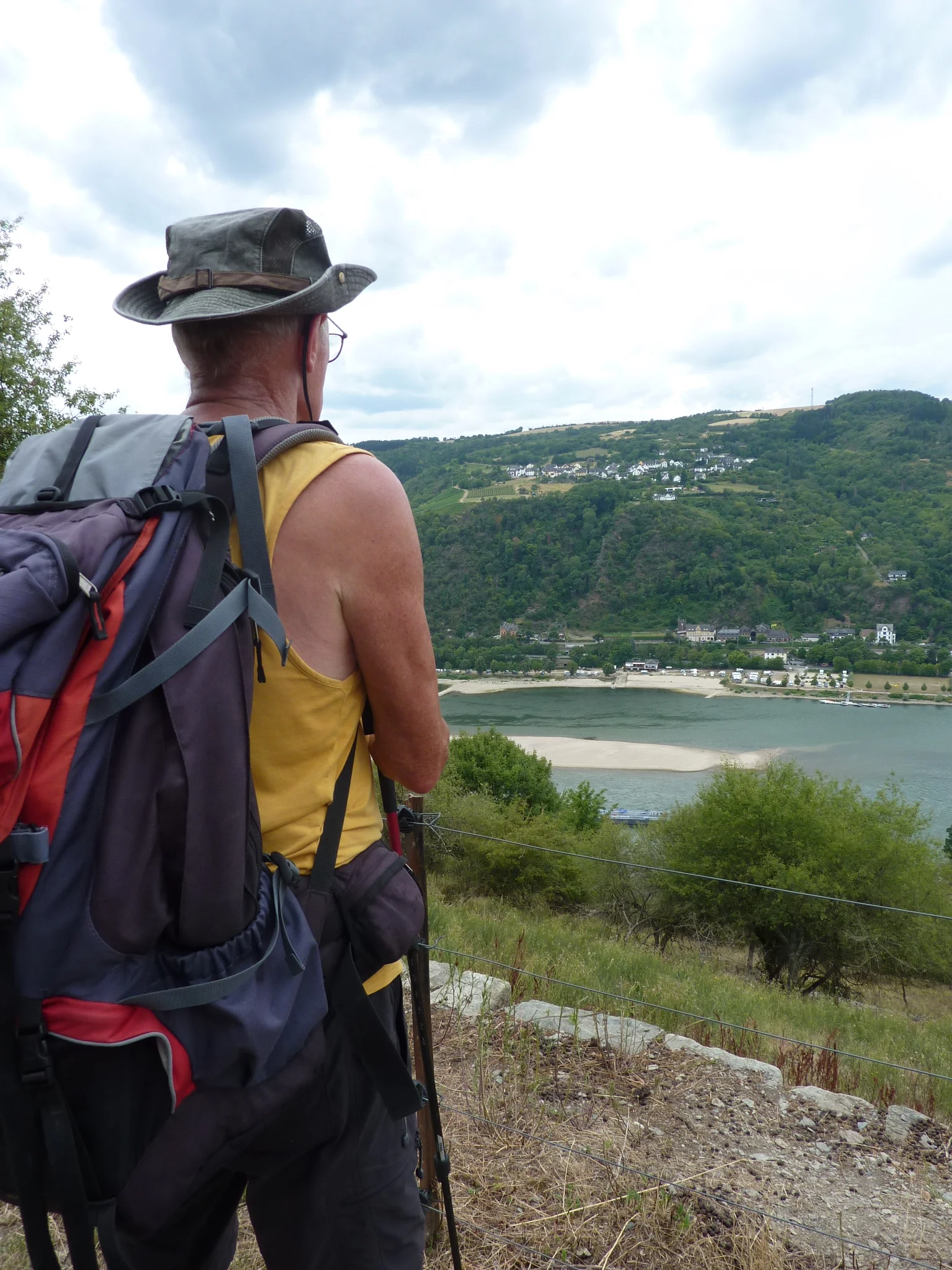 Mit Blick auf Rhein und Bacharach | © DAV Koblenz