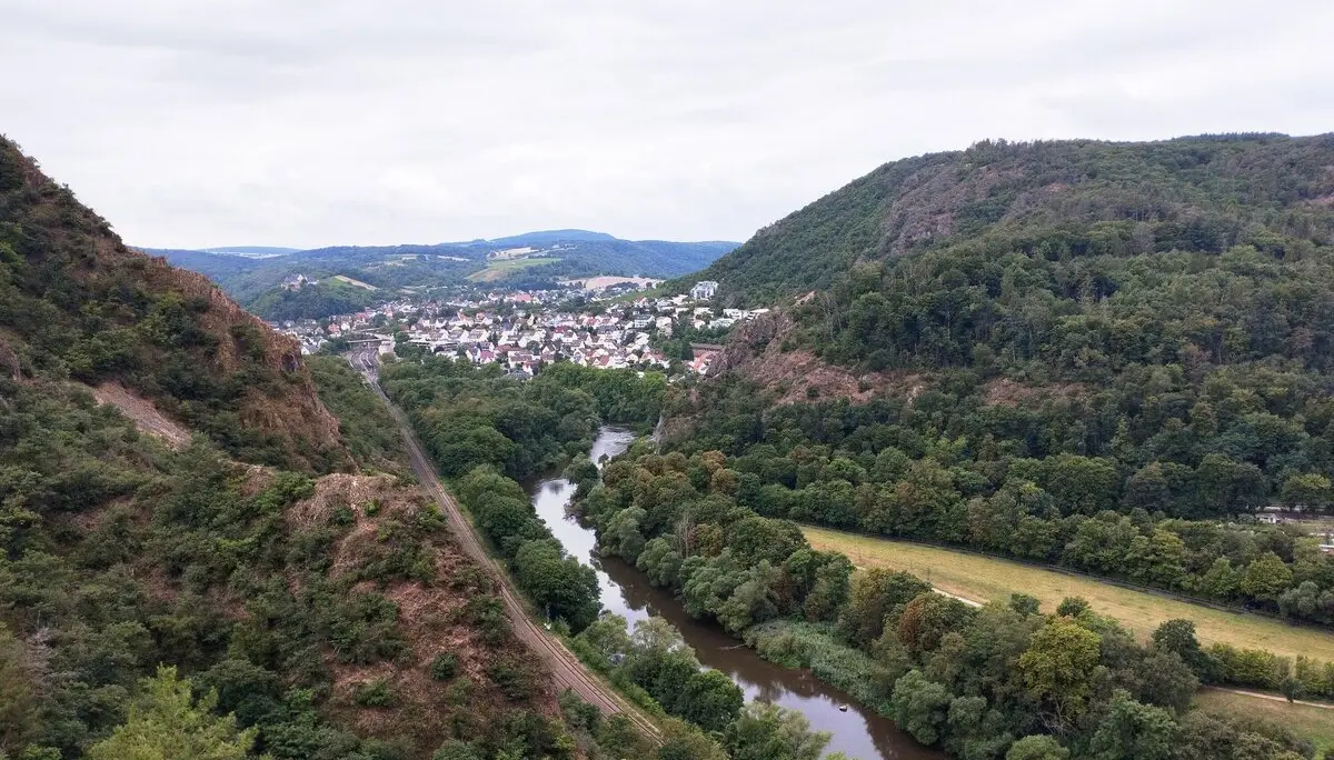 Blick in Nahetal mit Bad Münster am Stein | © DAV Koblenz