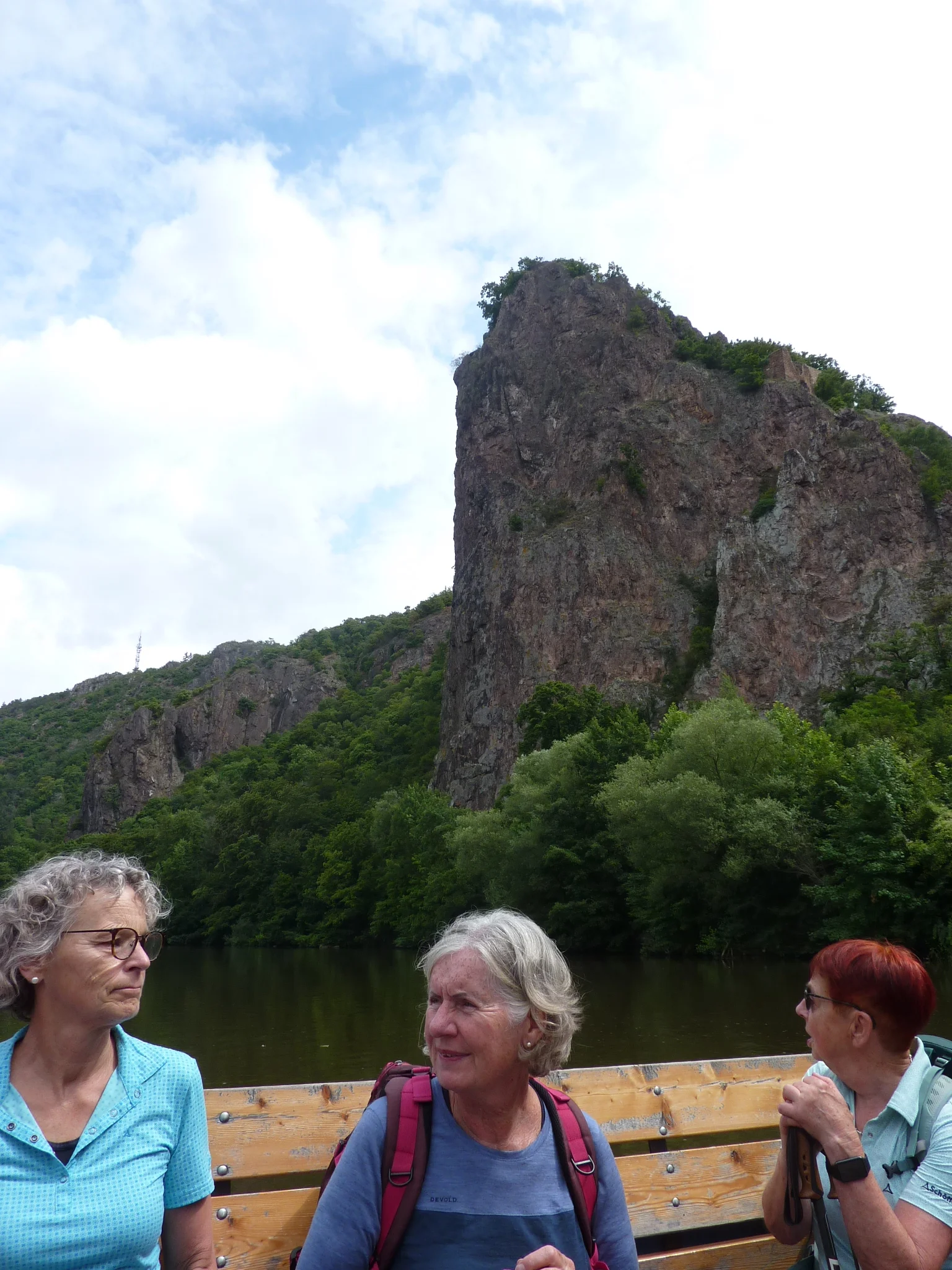 Überfahrt mit Blick auf den Rheingrafenstein | © DAV Koblenz