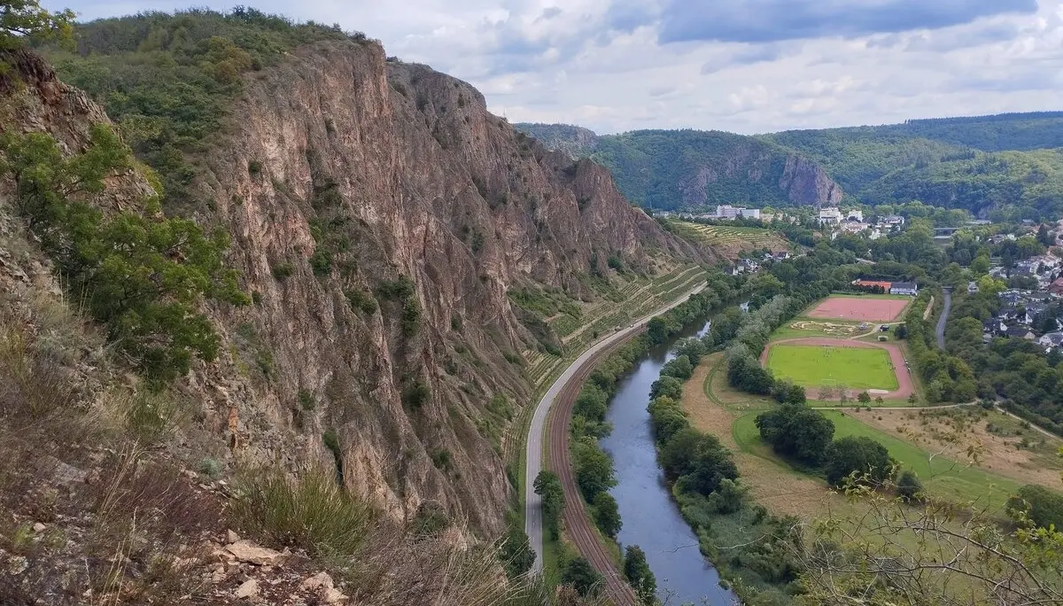 Naheblick entlang des Rotenfels | © DAV Koblenz