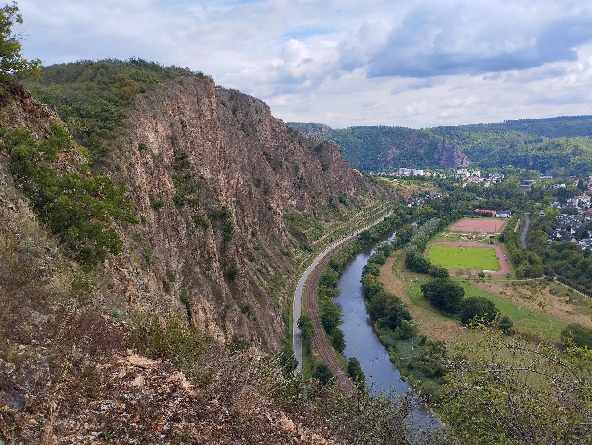 Naheblick entlang des Rotenfels | © DAV Koblenz