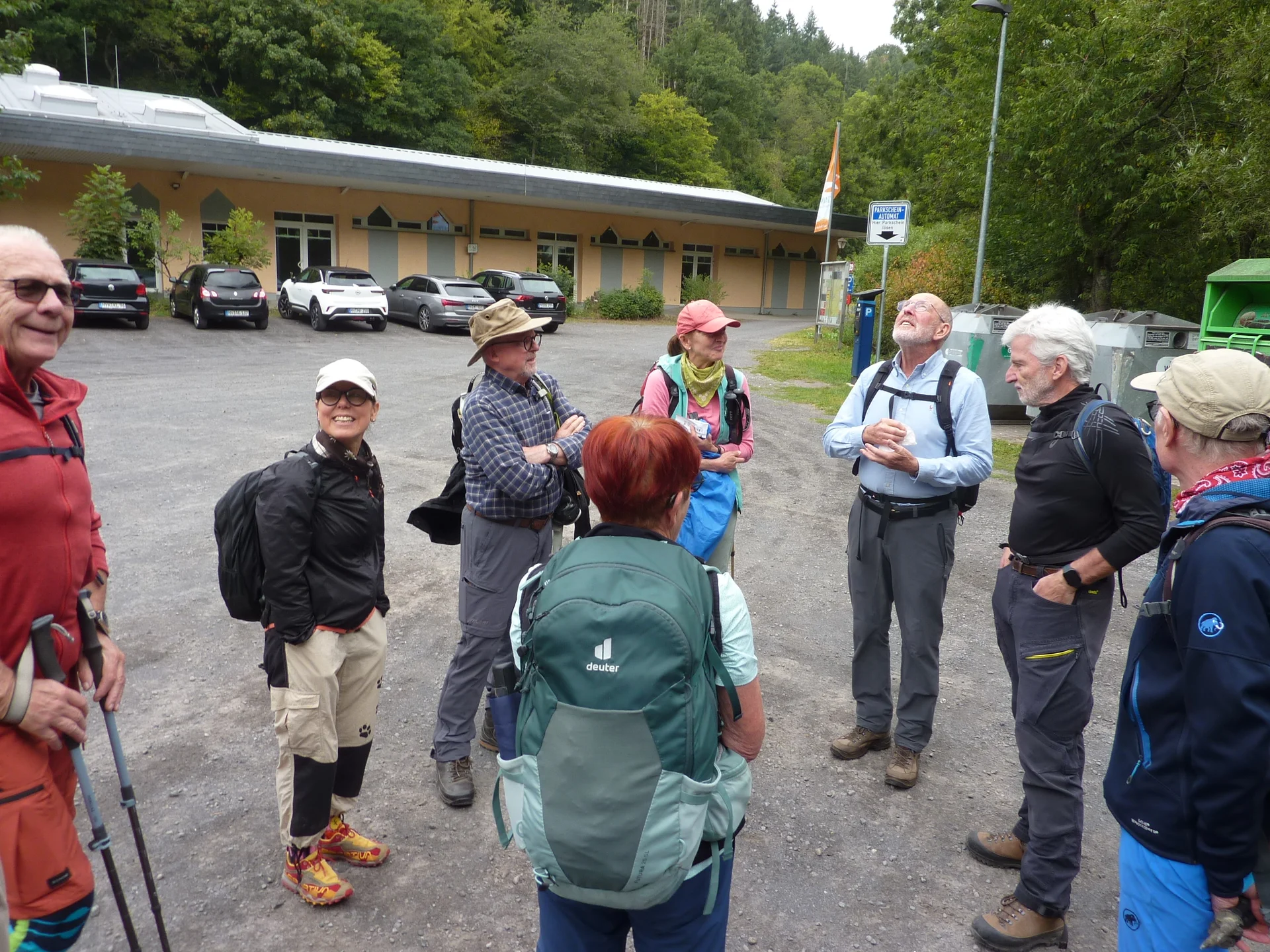 Treffen am Parkplatz | © DAV Koblenz